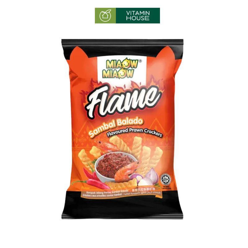 Snack Flame Miaow Miaow Hàn Quốc Thơm Cay Bùng Vị