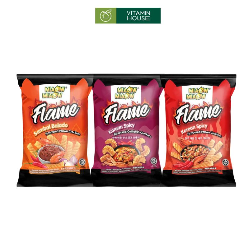 Snack Flame Miaow Miaow Hàn Quốc Thơm Cay Bùng Vị