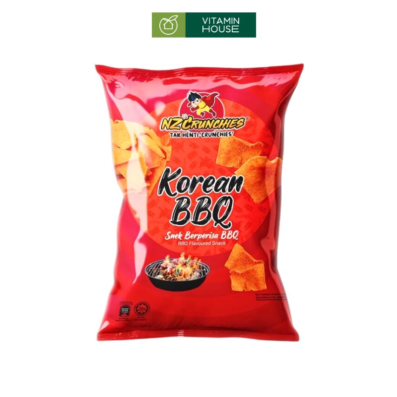 Snack NZ Crunchies Hàn Quốc Nhiều Vị Gói 45g Ngon Đậm Chất Xứ Hàn