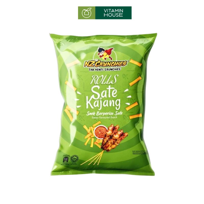 Snack NZ Crunchies Hàn Quốc Nhiều Vị Gói 45g Ngon Đậm Chất Xứ Hàn