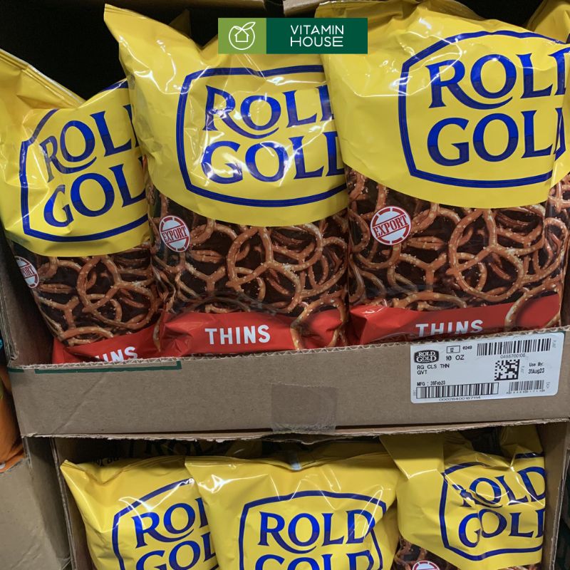 Snack Pretzel Rold Gold Thin Mỹ Vị Mặn Cổ Điển