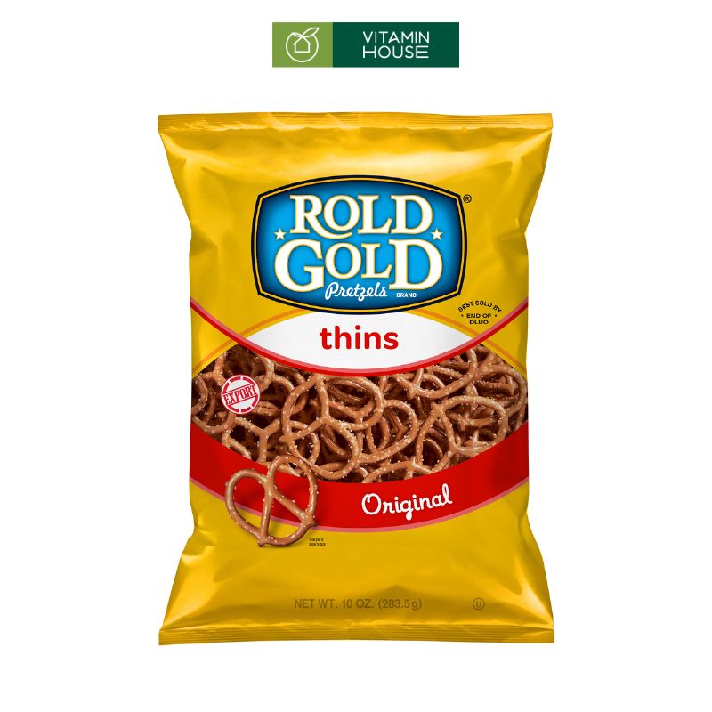 Snack Pretzel Rold Gold Thin Mỹ Vị Mặn Cổ Điển