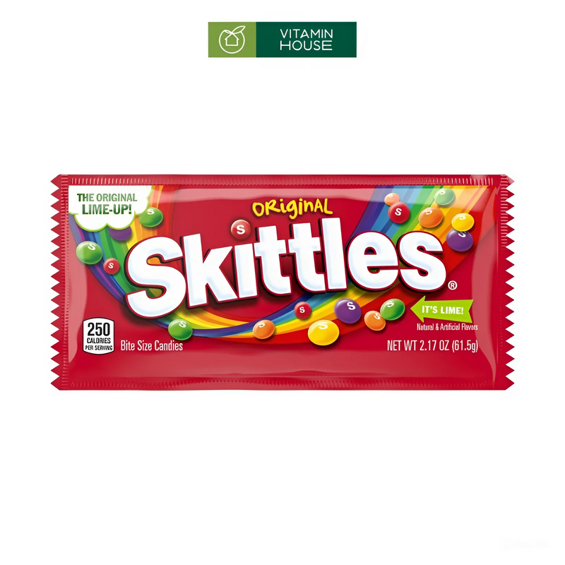 Kẹo Skittles Original 61.5g (Đỏ)