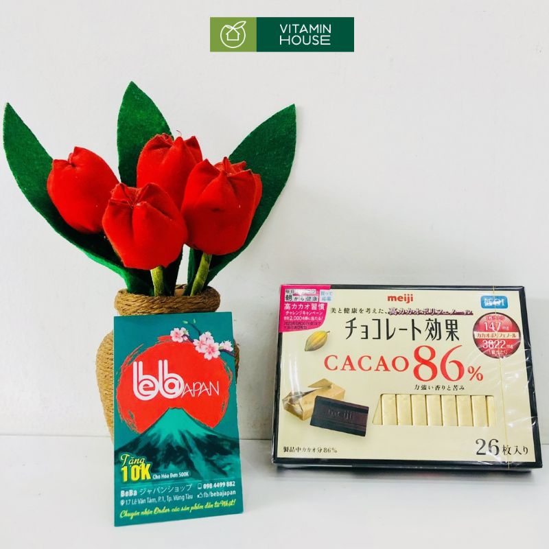 Socola Cacao 86% Meiji 120g Nhật Bản Hương Vị Tinh Túy