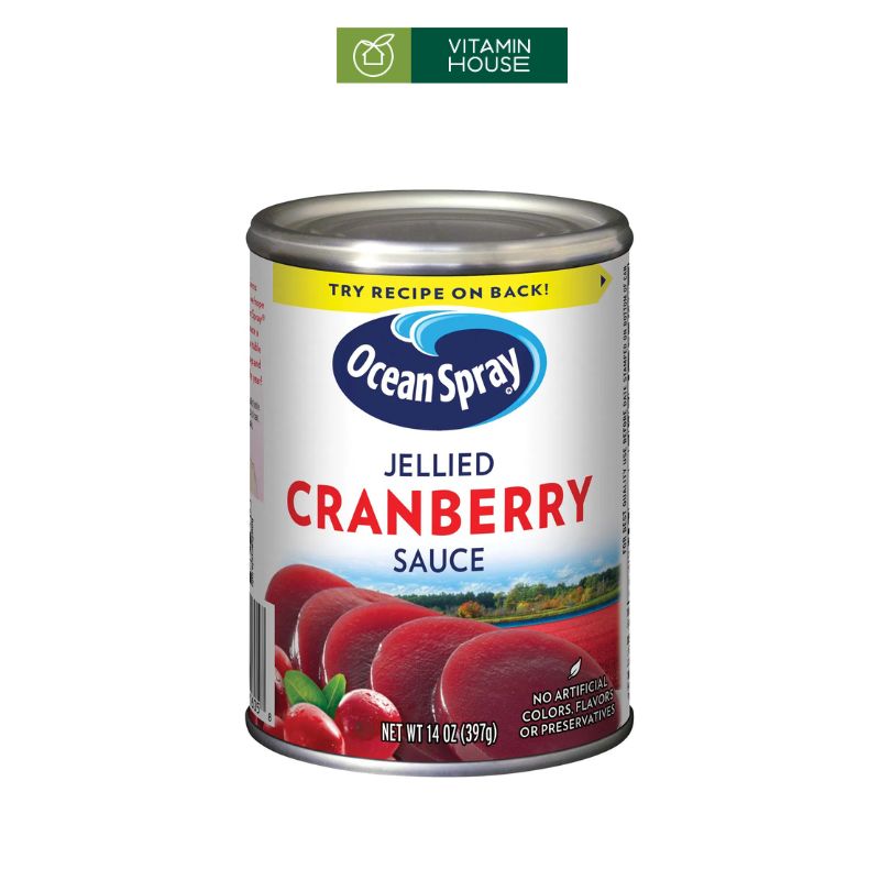 Sốt Cranberry Dạng Thạch Ocean Spray Hộp 397g Hương Vị Thanh Mát  Ngọt Dịu Từ Quả Nam Việt Quất