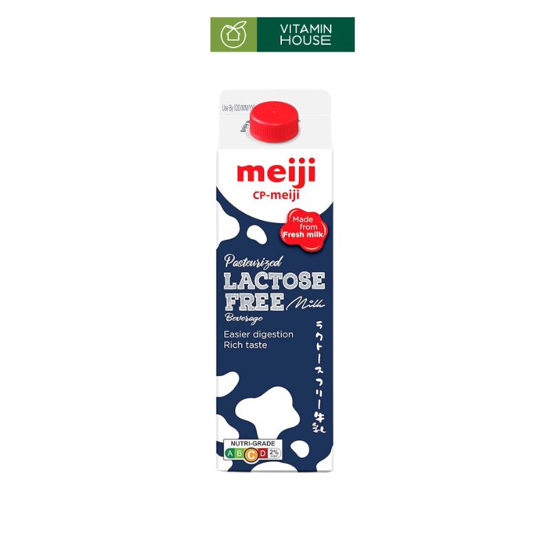 Sữa Tươi Thanh Trùng Không Lactose Meiji Nhật Tốt Cho Hệ Tiêu Hóa