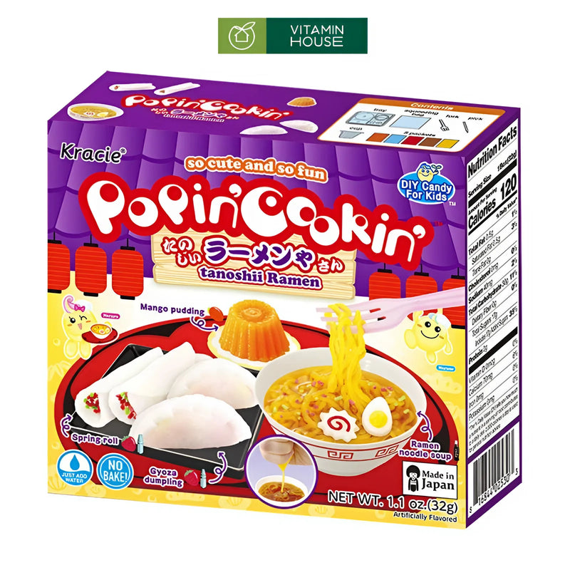 Hộp Kẹo Sáng Tạo Mì Ramen Popin Cookin 29g