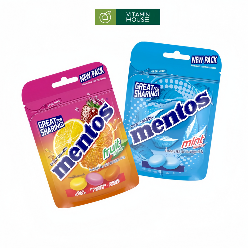 Kẹo Mềm Mentos Thái Gói 48.6g