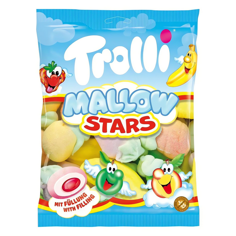 Kẹo Marshmallow Trolli Đức Gói 150g (Đủ Vị)