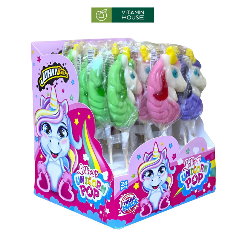 Hộp Kẹo Handmade Lollipop Unicorn Ba Lan (pack 24)