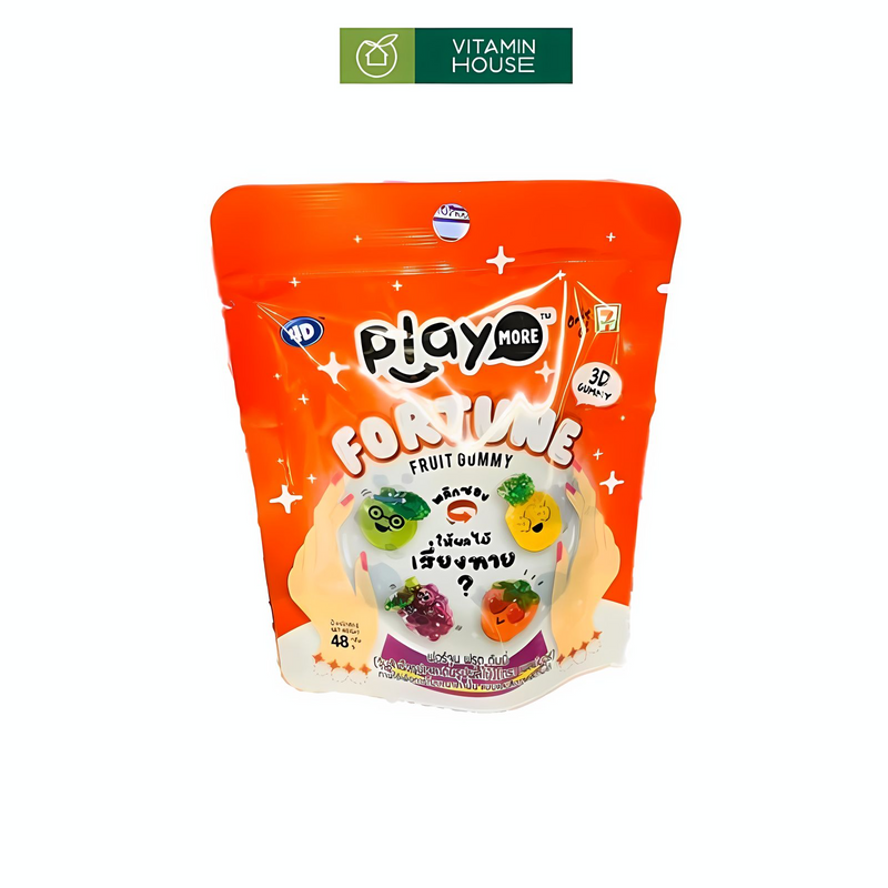 Kẹo Dẻo Trái Cây PlayO 48G