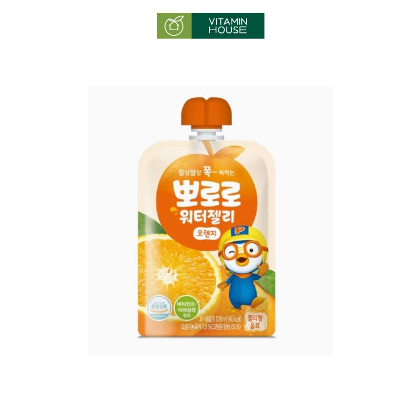 Thạch Pororo Trái Cây Gói 120ml (Đào, Nho, Cam)