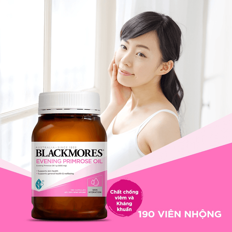 Viên Uống Tinh Dầu Hoa Anh Thảo Blackmores Úc 190 Viên