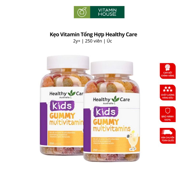 Vitamin Tổng Hợp Cho Bé Healthy Care 250v Bổ Sung Dinh Dưỡng Toàn Diện Cho Trẻ