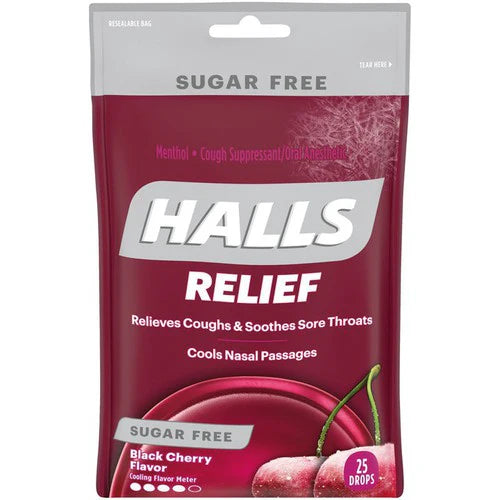 Kẹo Ngậm Ho Halls Mỹ Nhiều Vị Tốt Cho Sức Khỏe