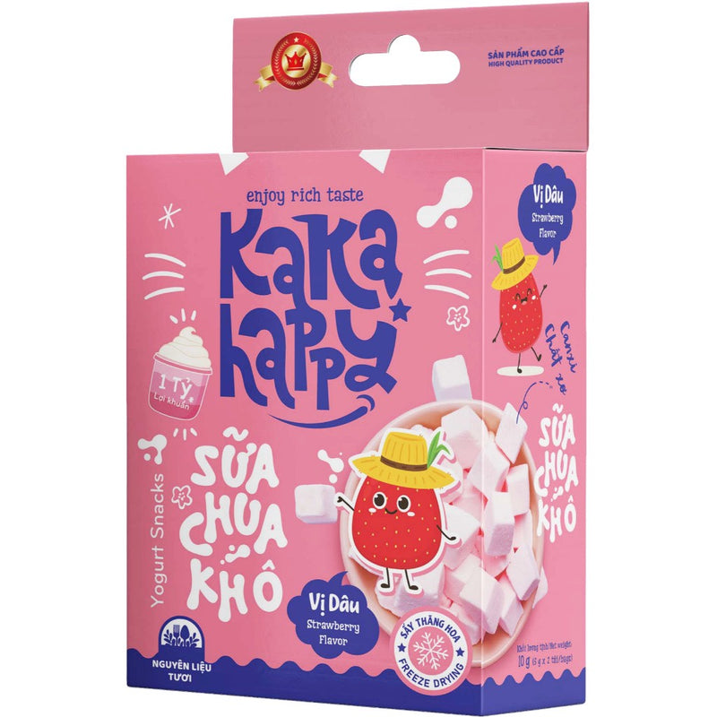 Sữa Chua Khô Kaka Happy Hộp 10g