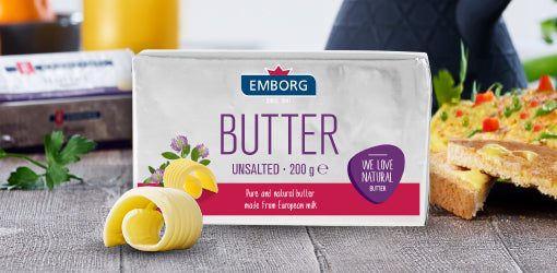 Bơ Lạt  82% Béo Emborg 200g